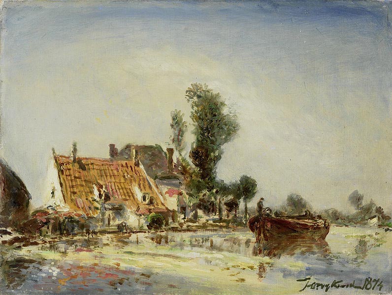 Houses along a Canal near Crooswijk